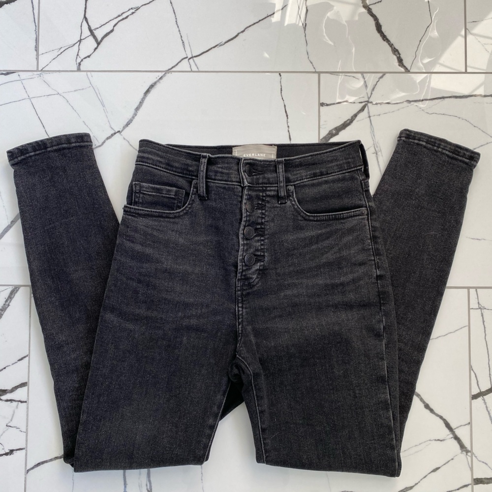 Women's Everlane Black High Rise Skinny Jean